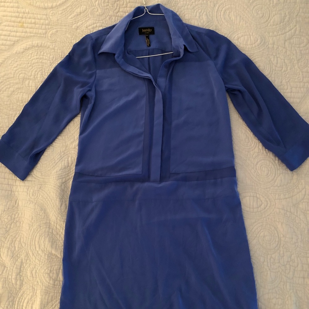 Electric Blue Laundry Dress NEVER WORN